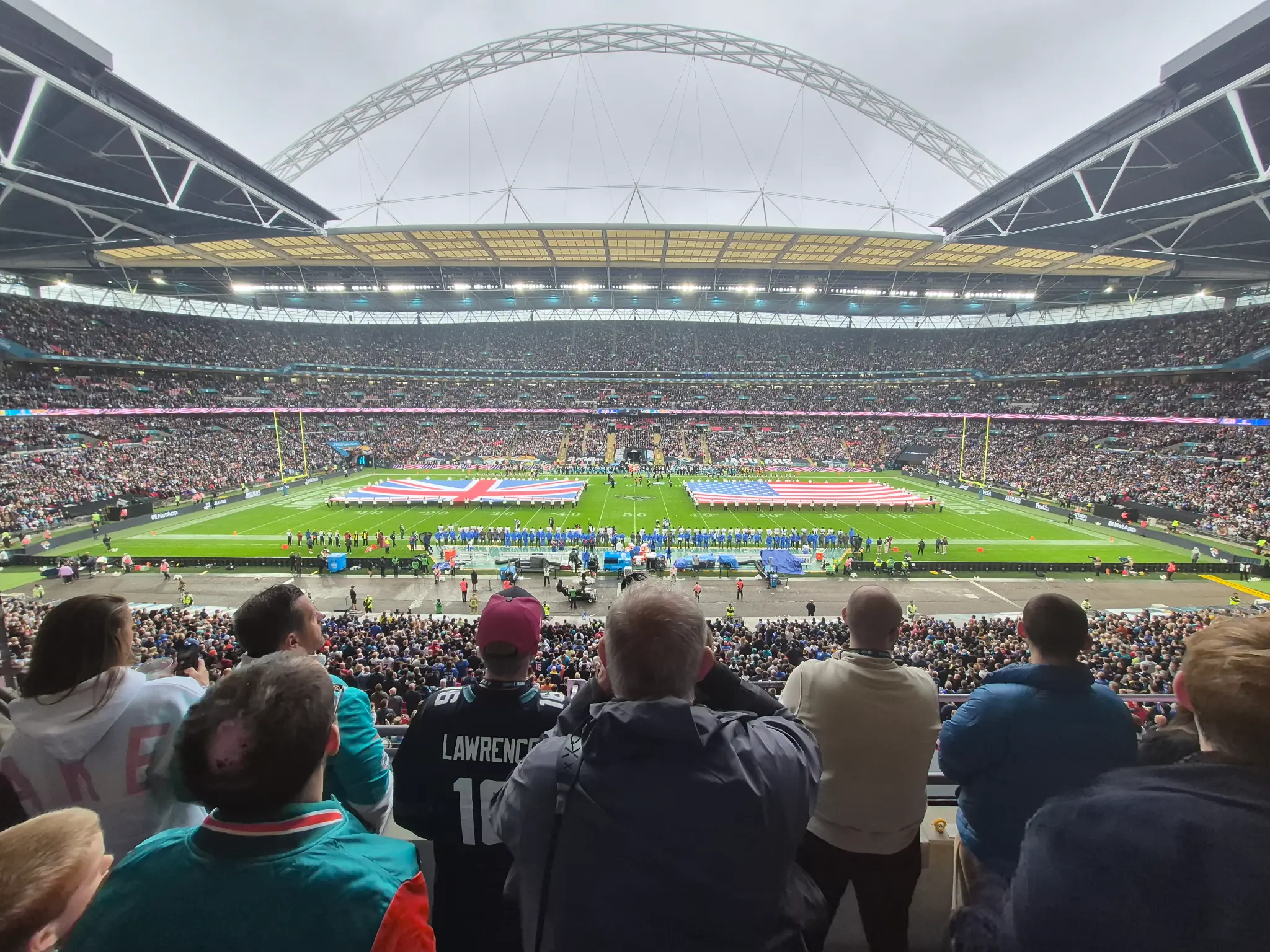 Covering the NFL in London for ESPN — coordinating multi-market digital teams across one of the sport's biggest international events.