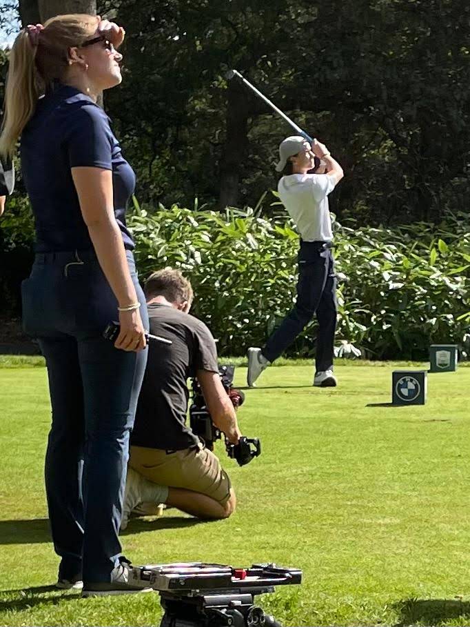 Behind the scenes with Tom Holland during an IMG content shoot — one of many celebrity and branded content moments at the Tour.